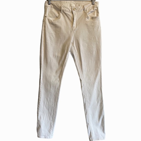 Rio white low  rise butt lift denim jeans zip fly - Picture 1 of 7